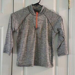Buzz Cuts lightweight gray long sleeve pullover  Sz M  (5/6)